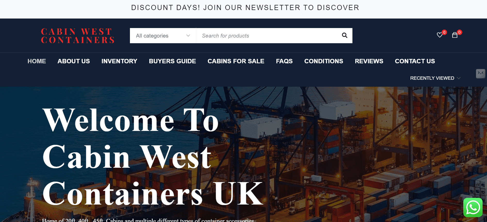 Cabin West Containers Scam